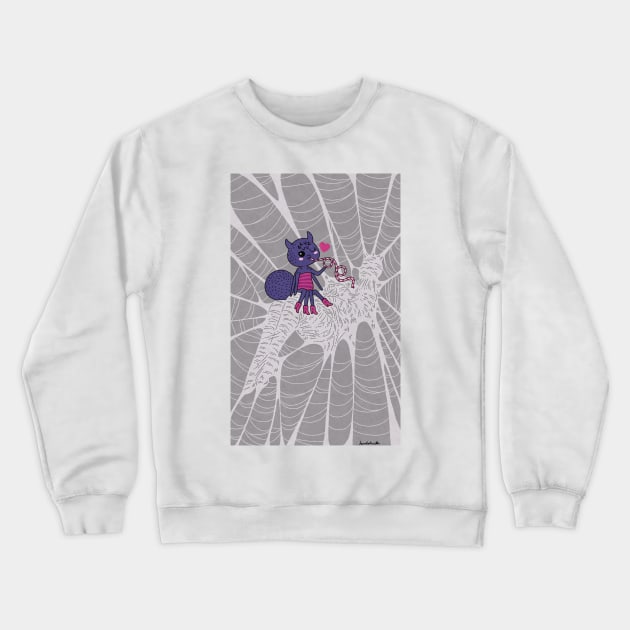 Spider Dinner Crewneck Sweatshirt by JenniferSmith